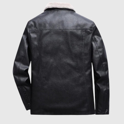 Милен-Подплатено кожено яке 