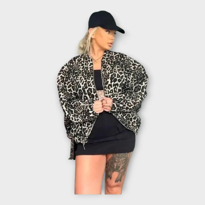 ЛИБУШЕ - Елегантен пуловер в сив цвят