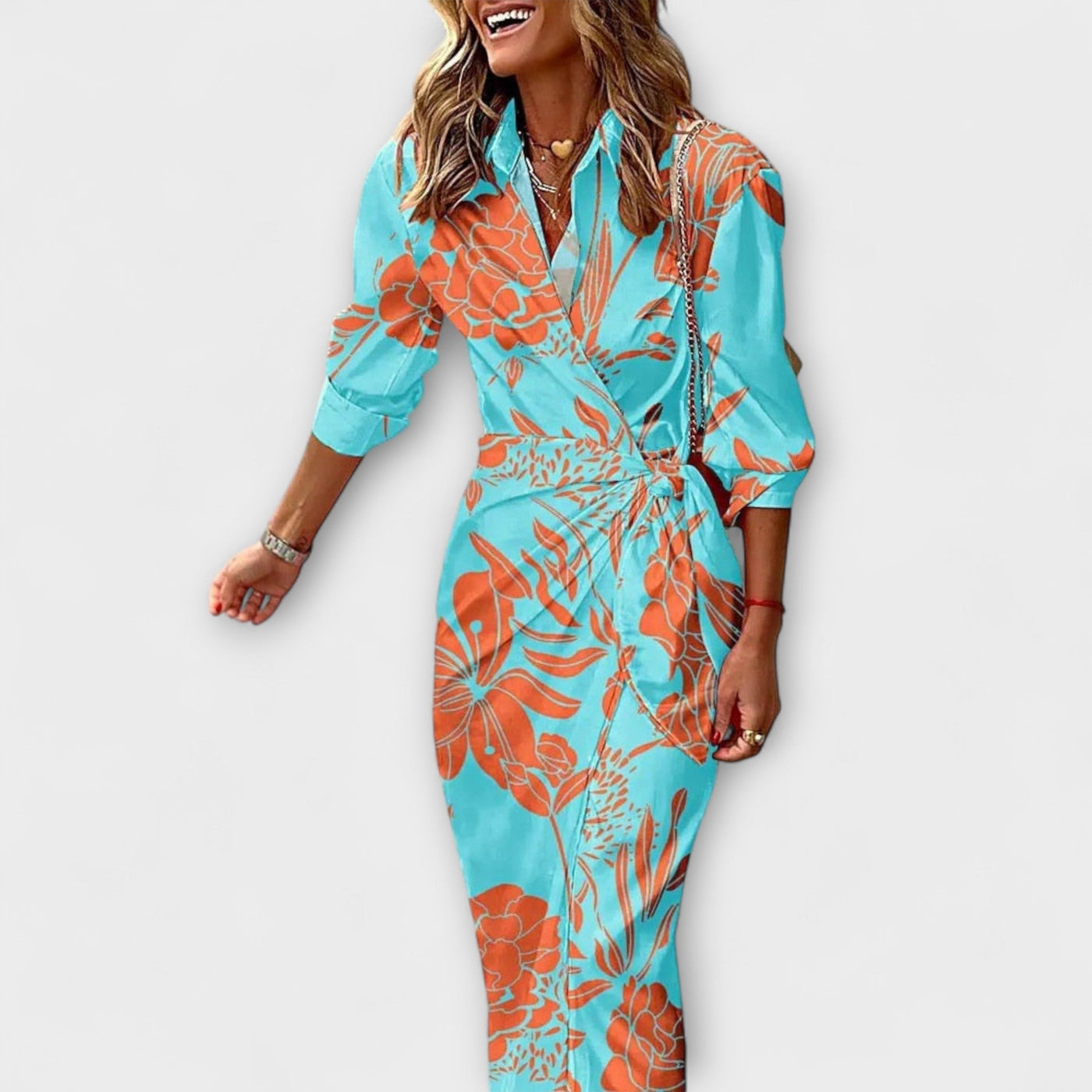 Клариса - Рейстрирани Миди Риза Платья