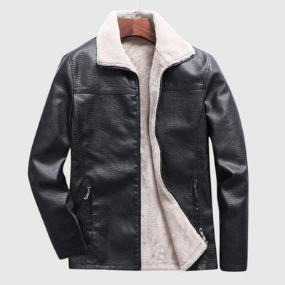 Милен-Подплатено кожено яке 