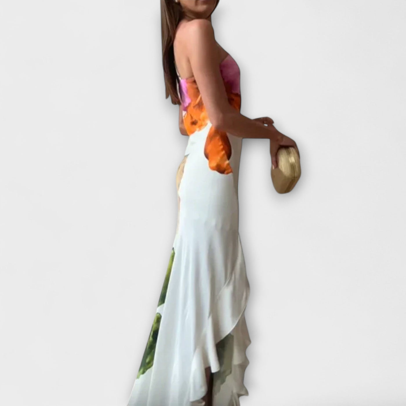 Де Сапфир - Елегантна Пачуърк Макси Рокля 