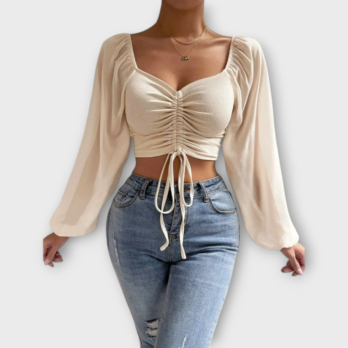 Жаклин - Универсална вечерна блуза