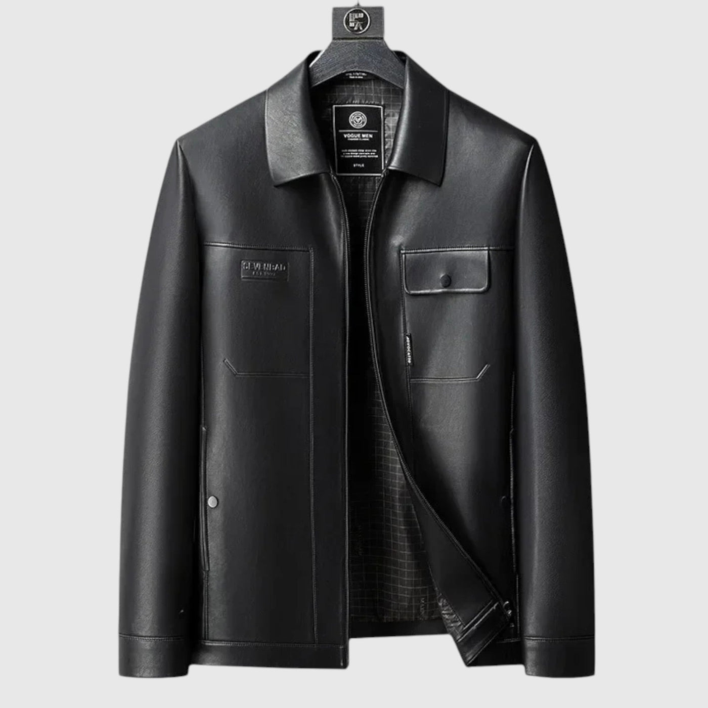 Асен-Елегантно кожено яке