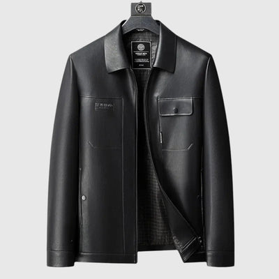 Асен-Елегантно кожено яке