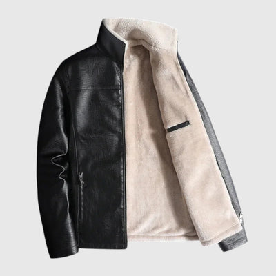 Милен-Подплатено кожено яке 