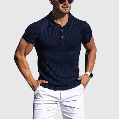 Либуше - Елегантно райе поло риза