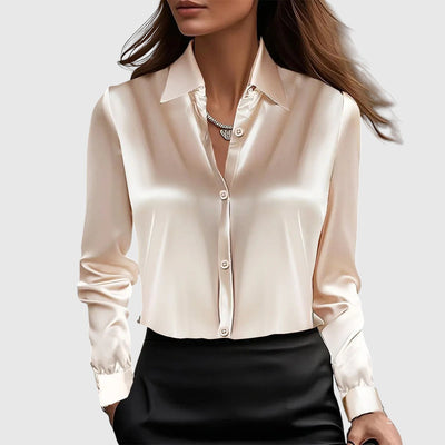 Люси – елегантна сатенена риза 