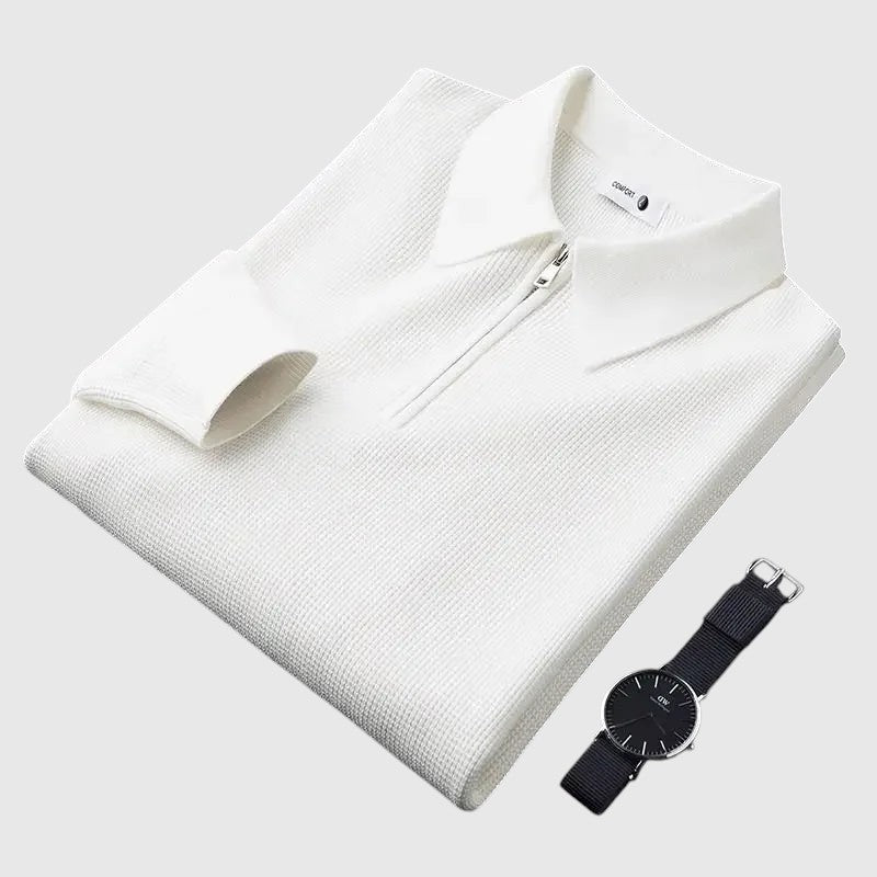 Либуше - Елегантна мъжка блуза с цип