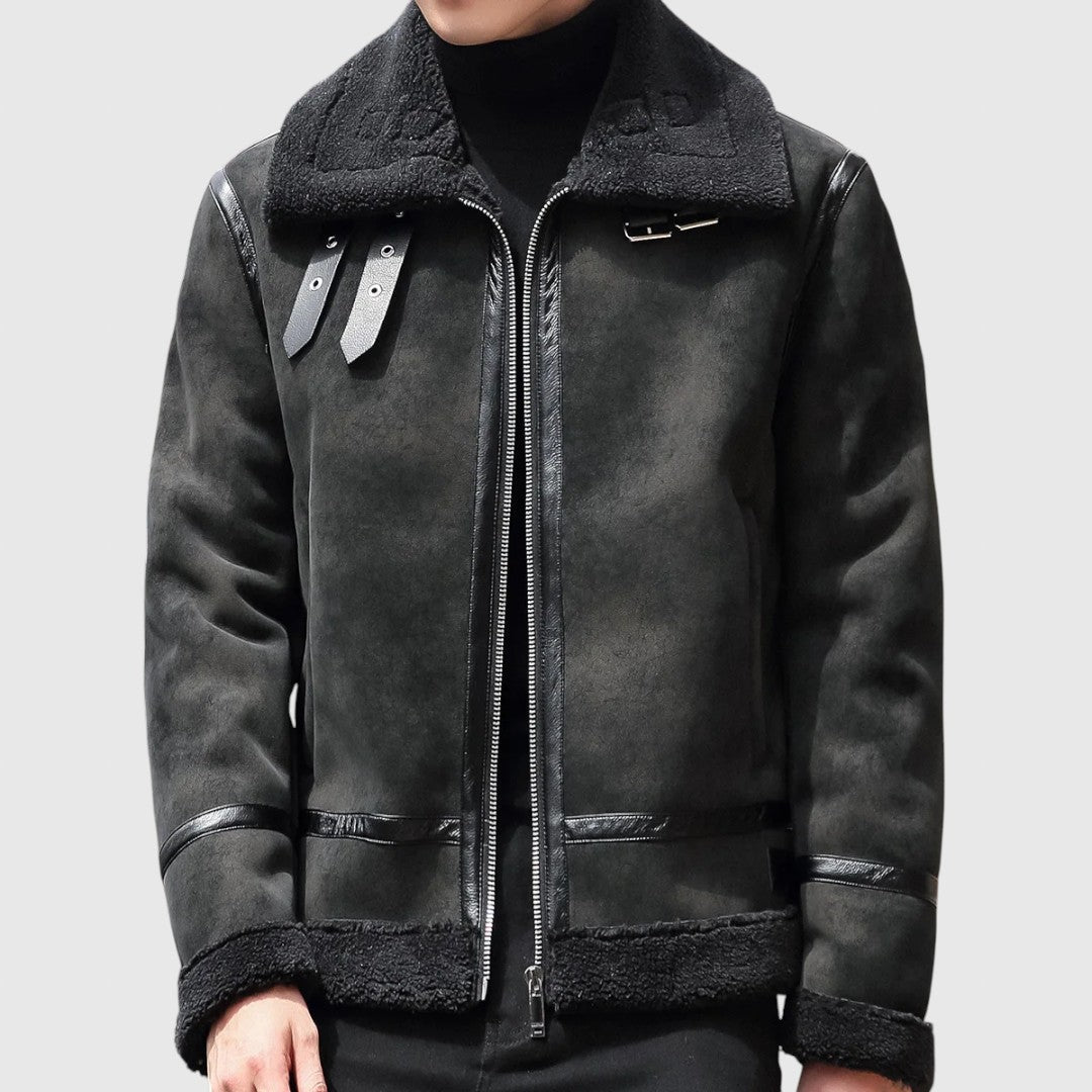 Цветан- палто от велур 