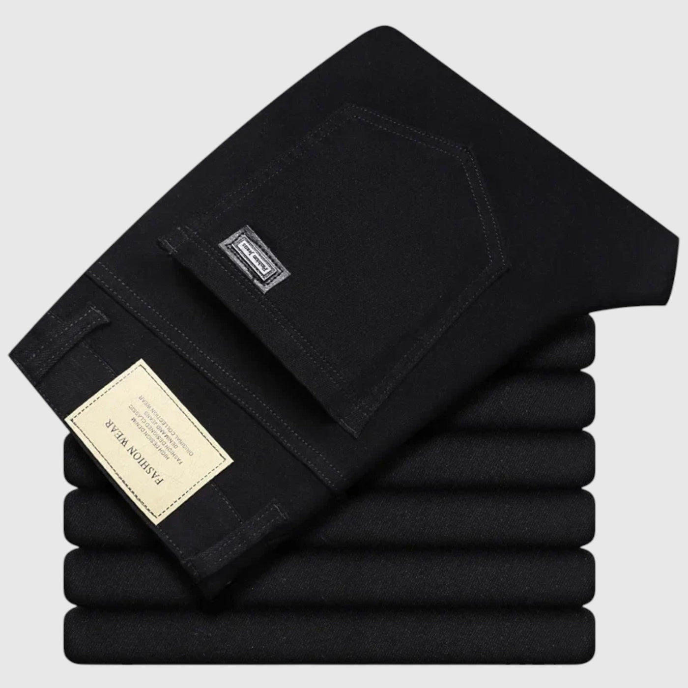 Елегантни памучни дънки