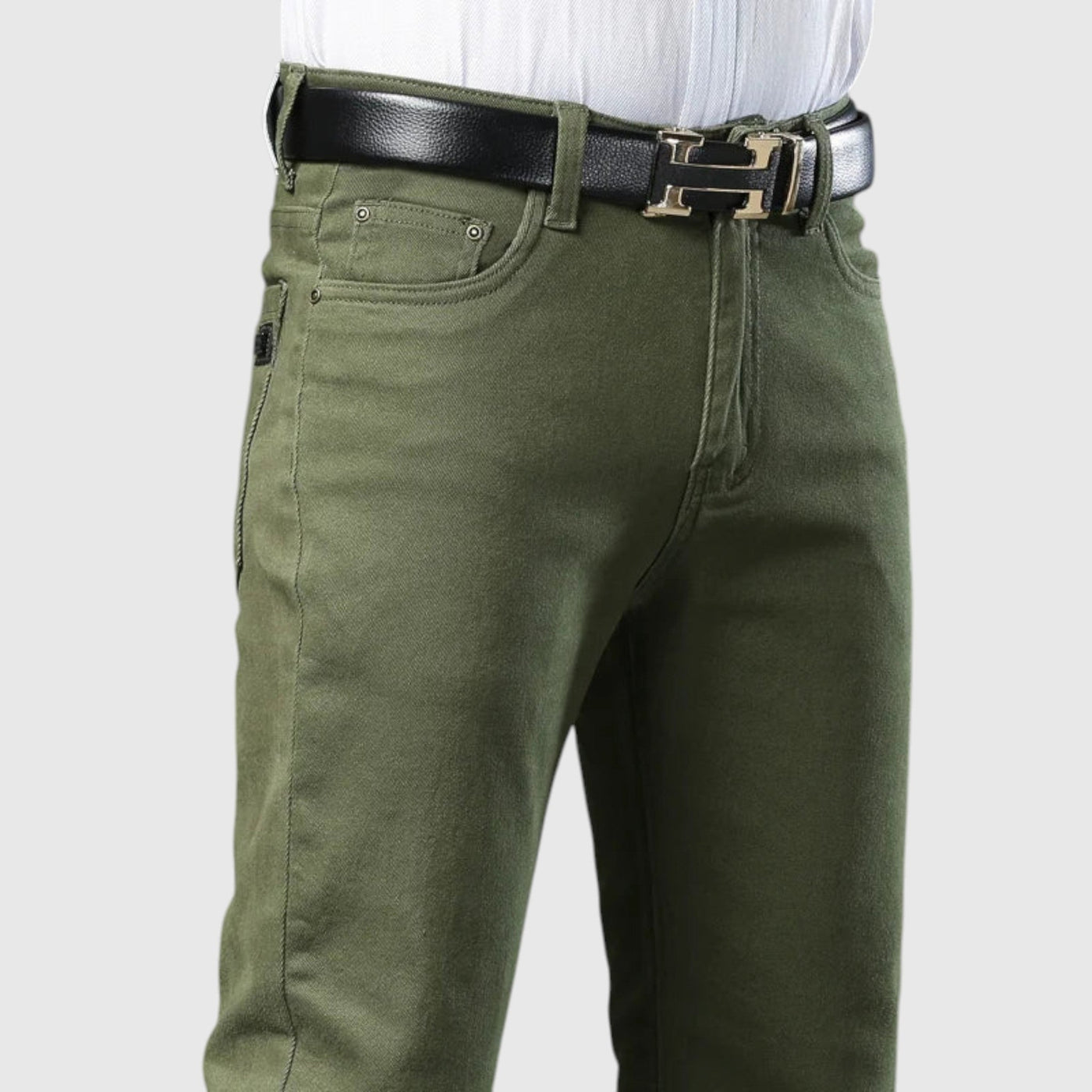 Елегантни памучни дънки