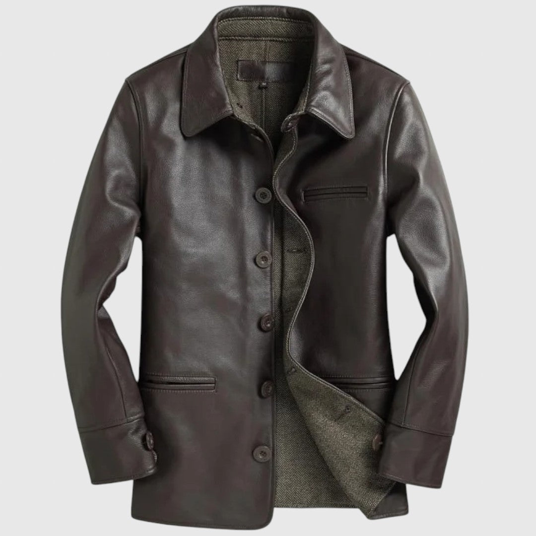 Тодор- Кожено палто