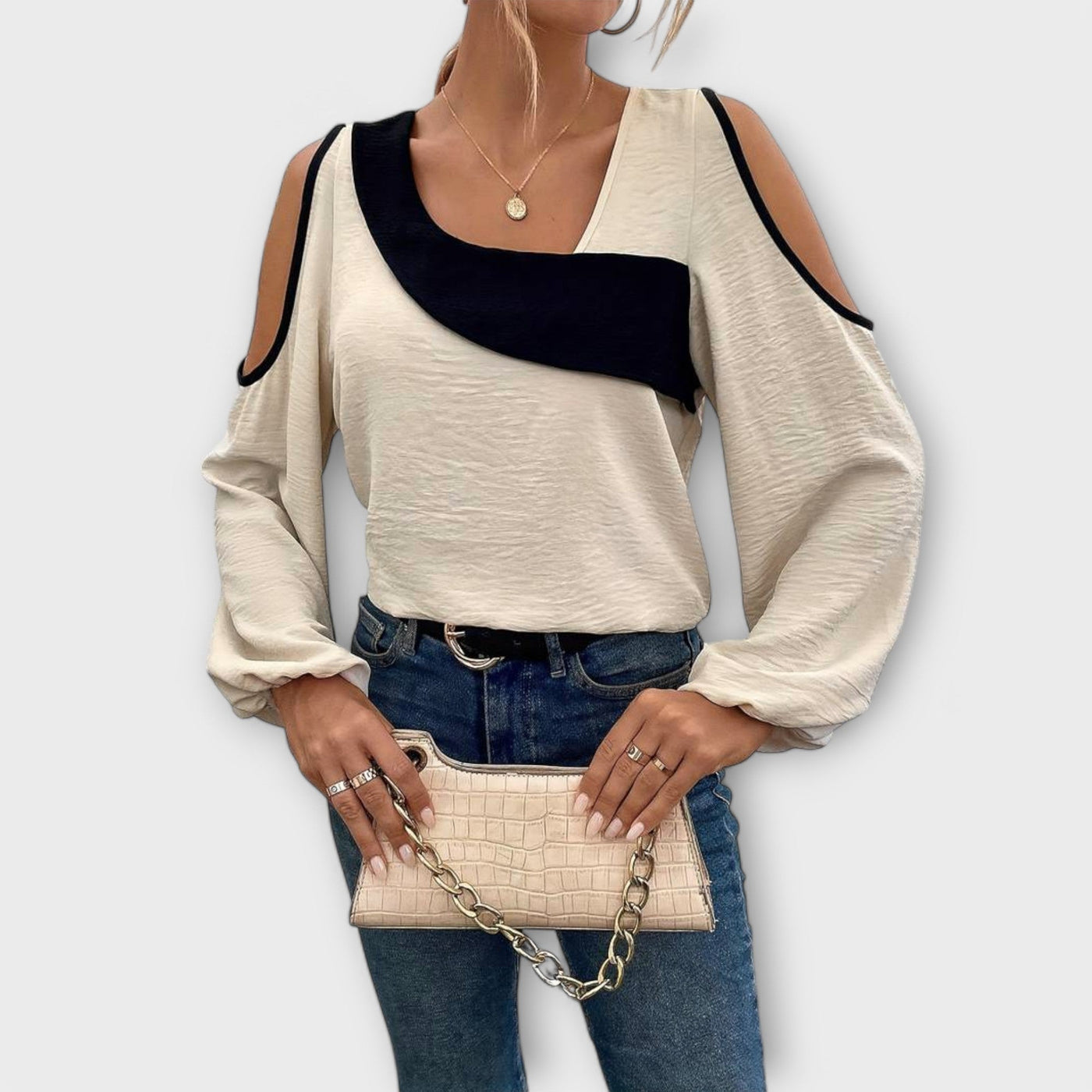 Скарлет - Блуза с квадратно деколте