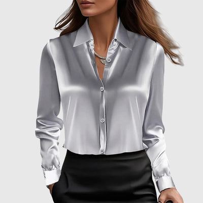 Люси – елегантна сатенена риза 