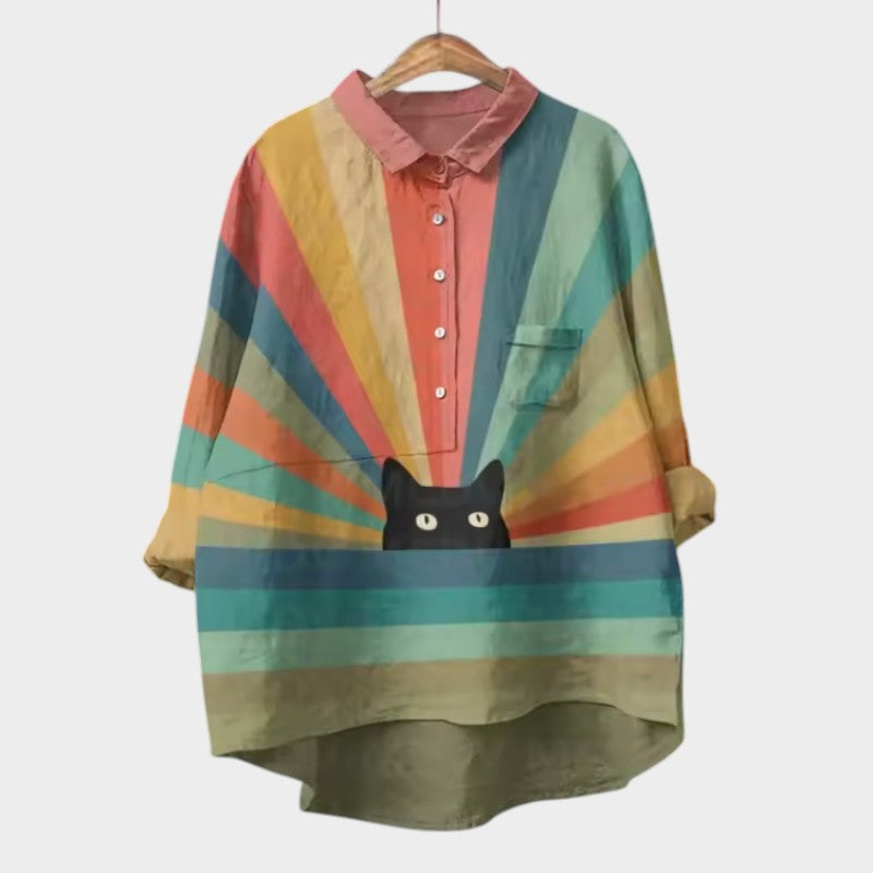 Джени | Премиум блуза с дантелен детайл