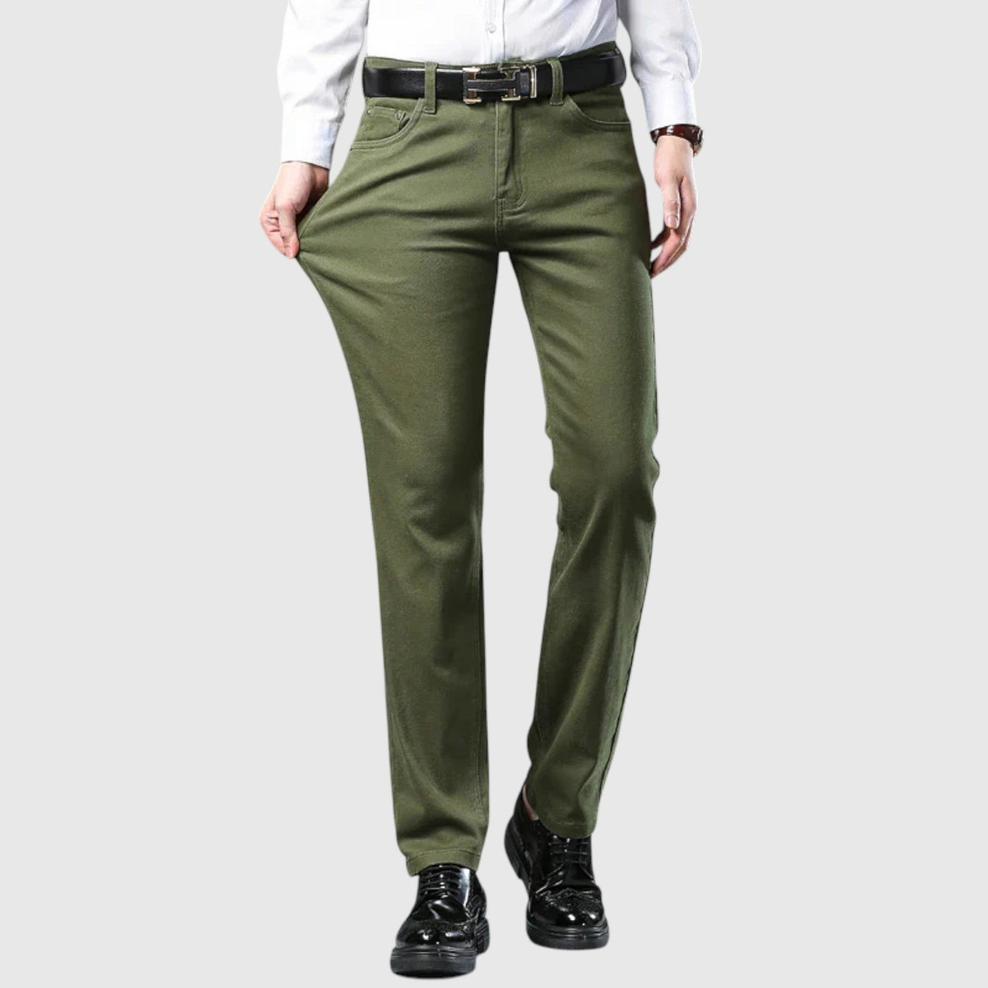 Елегантни памучни дънки