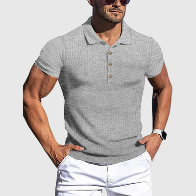 Либуше - Елегантно райе поло риза