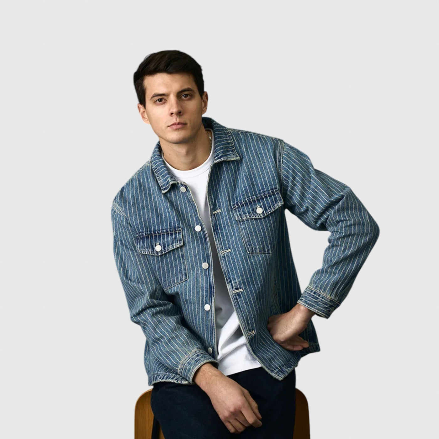 Стоян-Мъжко дънково яке