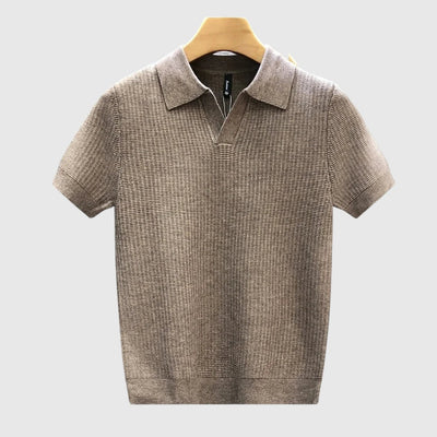 Либуше - Поло тениска от дишаща плетенина