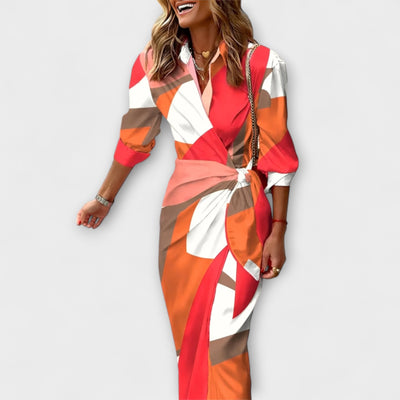 Клариса - Рейстрирани Миди Риза Платья