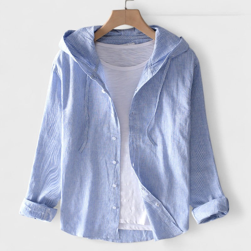 Алена - Лека блуза с качулка