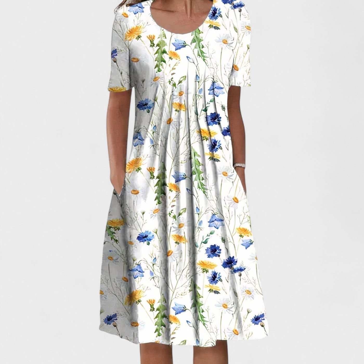 Квета - Елегантна Миди Рокля