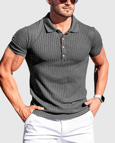 Либуше - Елегантно райе поло риза