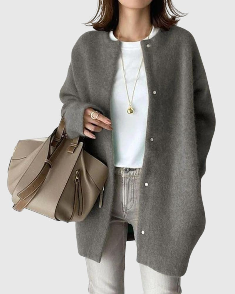 Джули – Минималистичен удължен жилетка