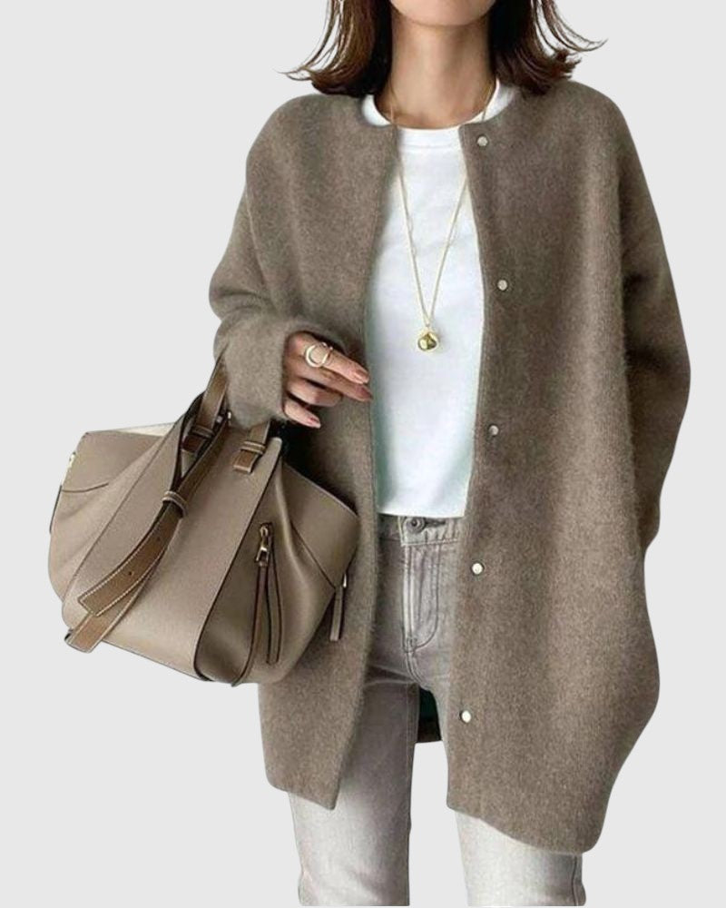 Джули – Минималистичен удължен жилетка