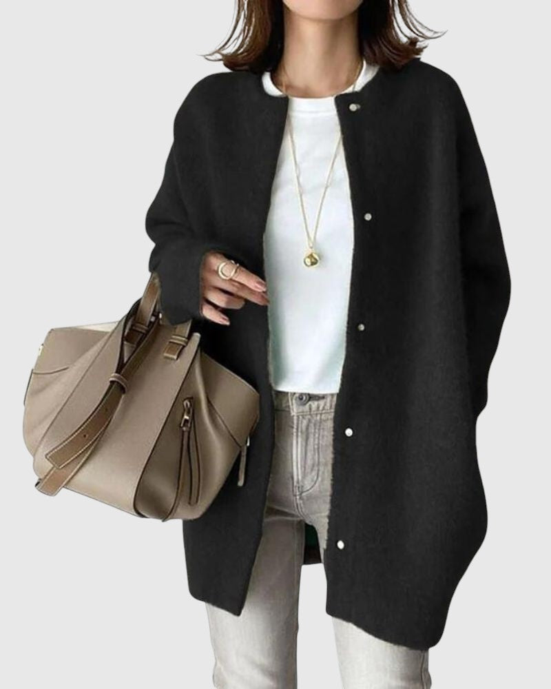 Джули – Минималистичен удължен жилетка