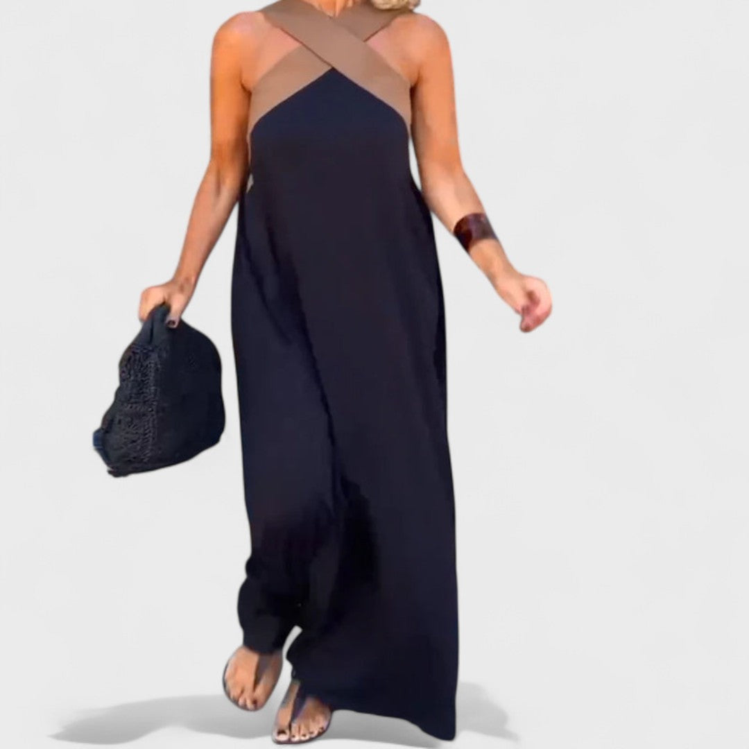 Сиена - Рокля с Кръстосан Деколте