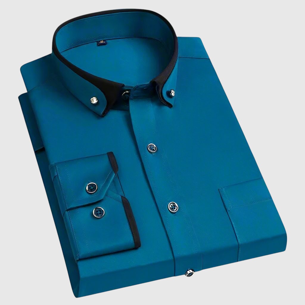 Ян - Риза с контрастен як