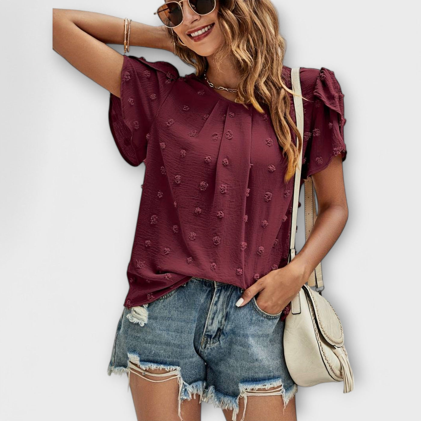 Шарлот - Перфектна блуза с точки