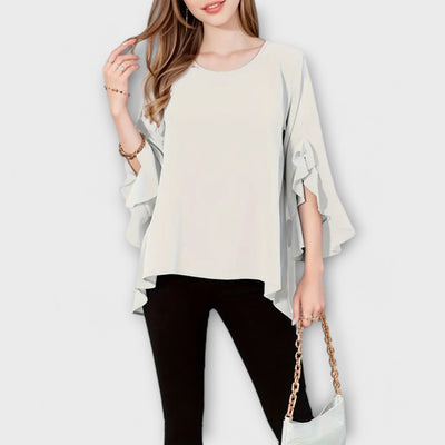 Ария - Перфектна пролетна блуза с кръгло деколте