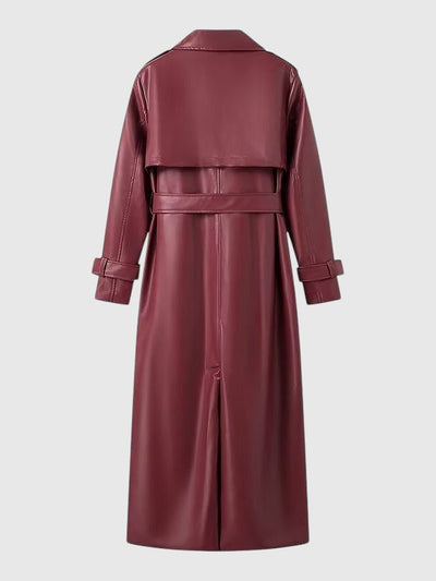 Зора – габарденов палто с колан