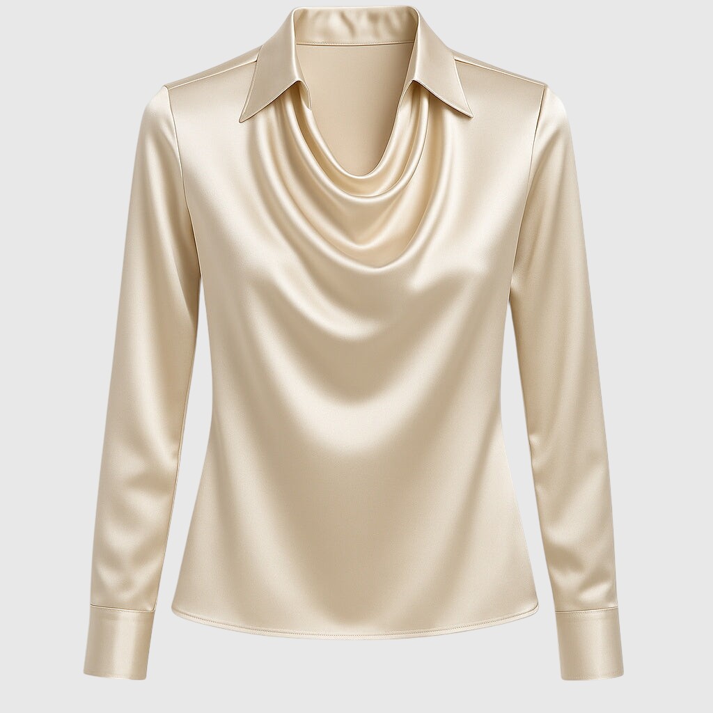 Адела – Елегантна сатенена блуза