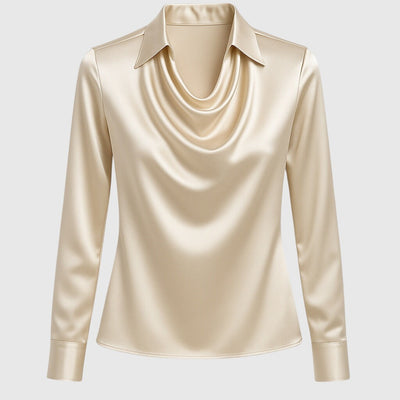 Адела – Елегантна сатенена блуза