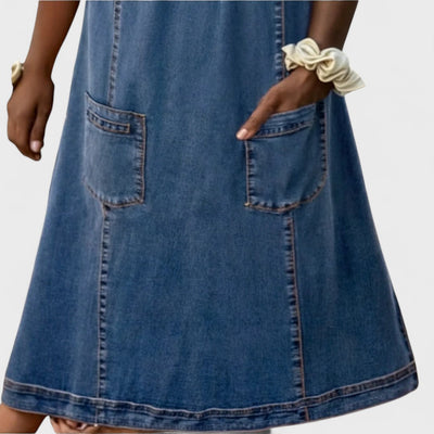 Хелга - Меки дънкови рокли