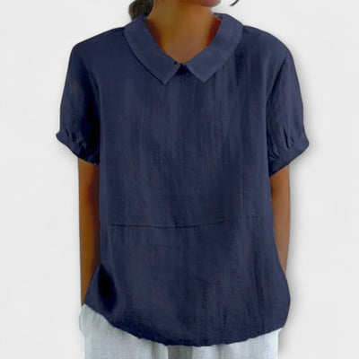 Лия - Блуза с къс ръкав