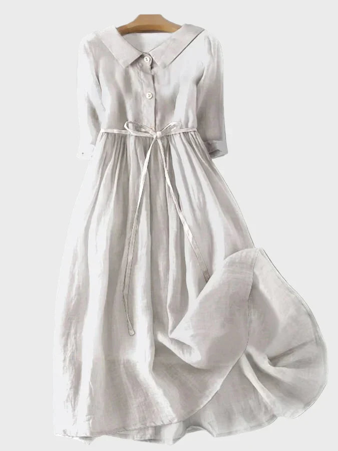 Рокля с елегантна яка