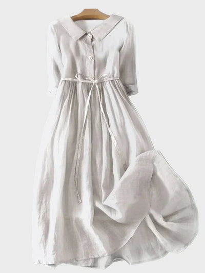 Рокля с елегантна яка