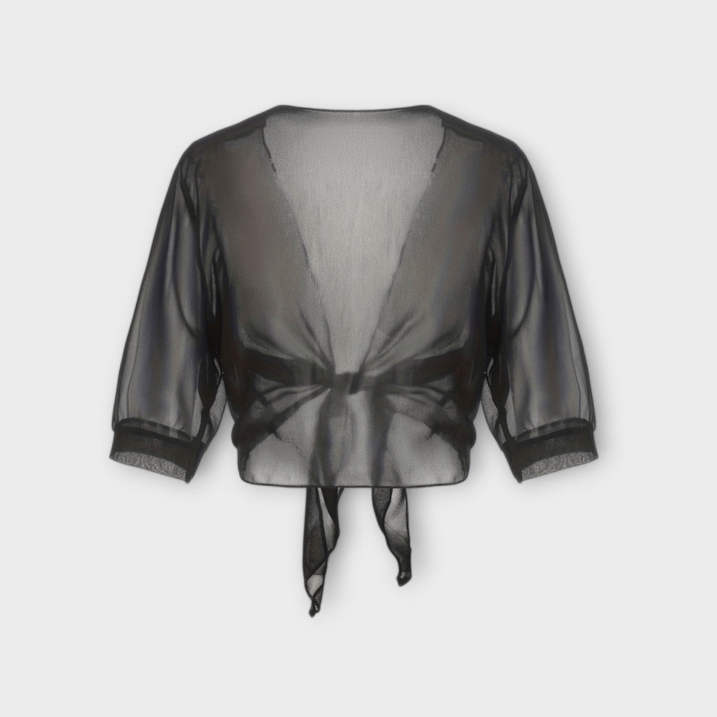 Оливия - Блуза с открит преден панел