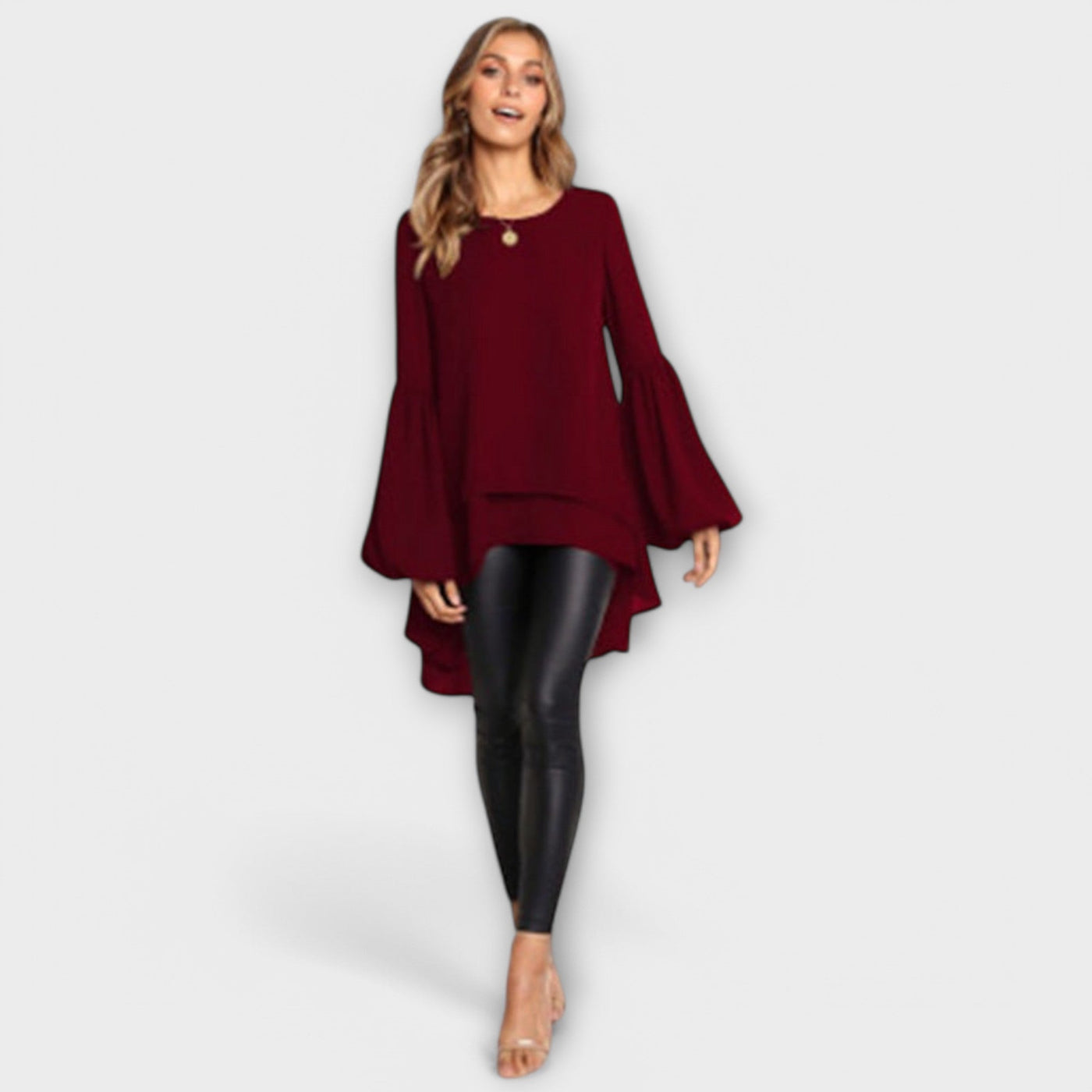 Ария - Перфектна пролетна блуза с кръгло деколте