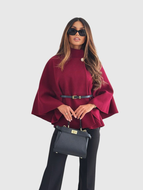 LEA - Стилно яке с пеперудени ръкави и колан