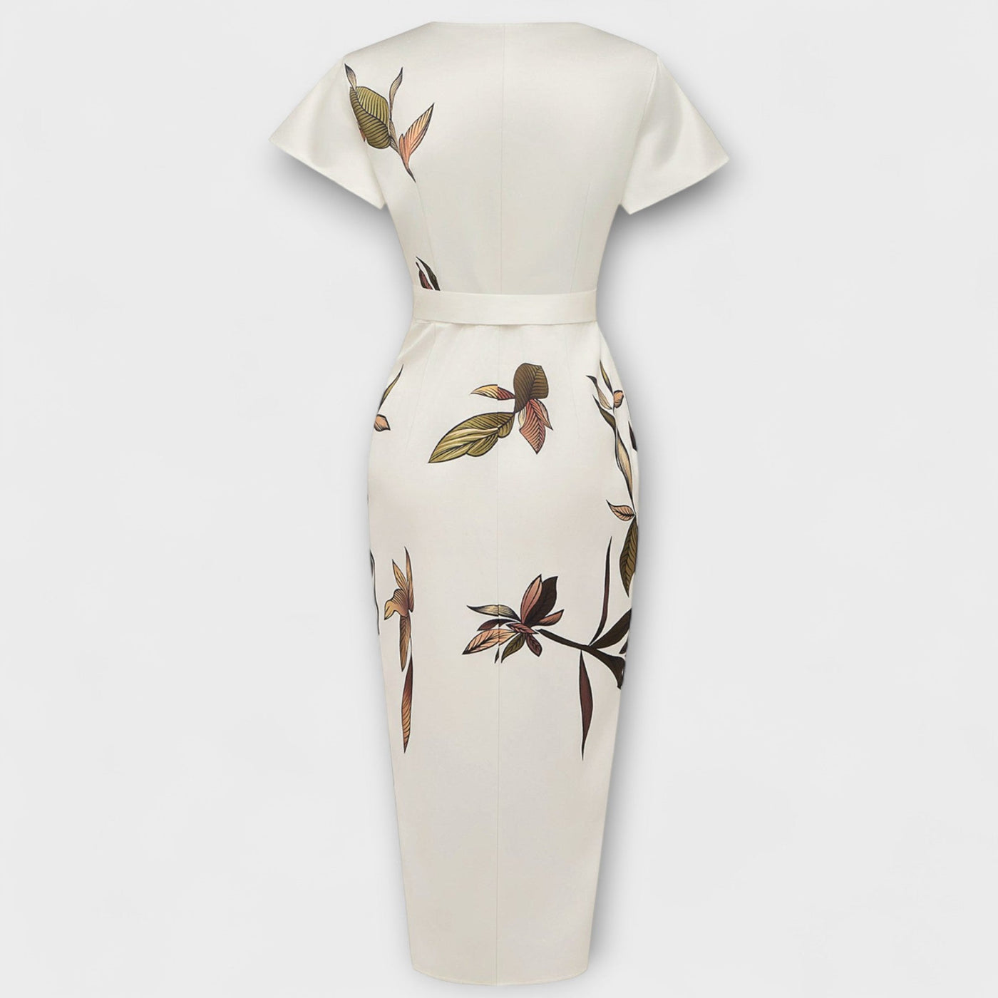 Сатенена завиваща се рокля