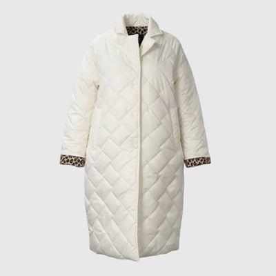 Офира – Палто Диамант с леопардова подплата