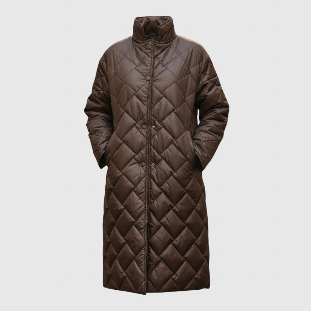 Офира – Палто Диамант с леопардова подплата