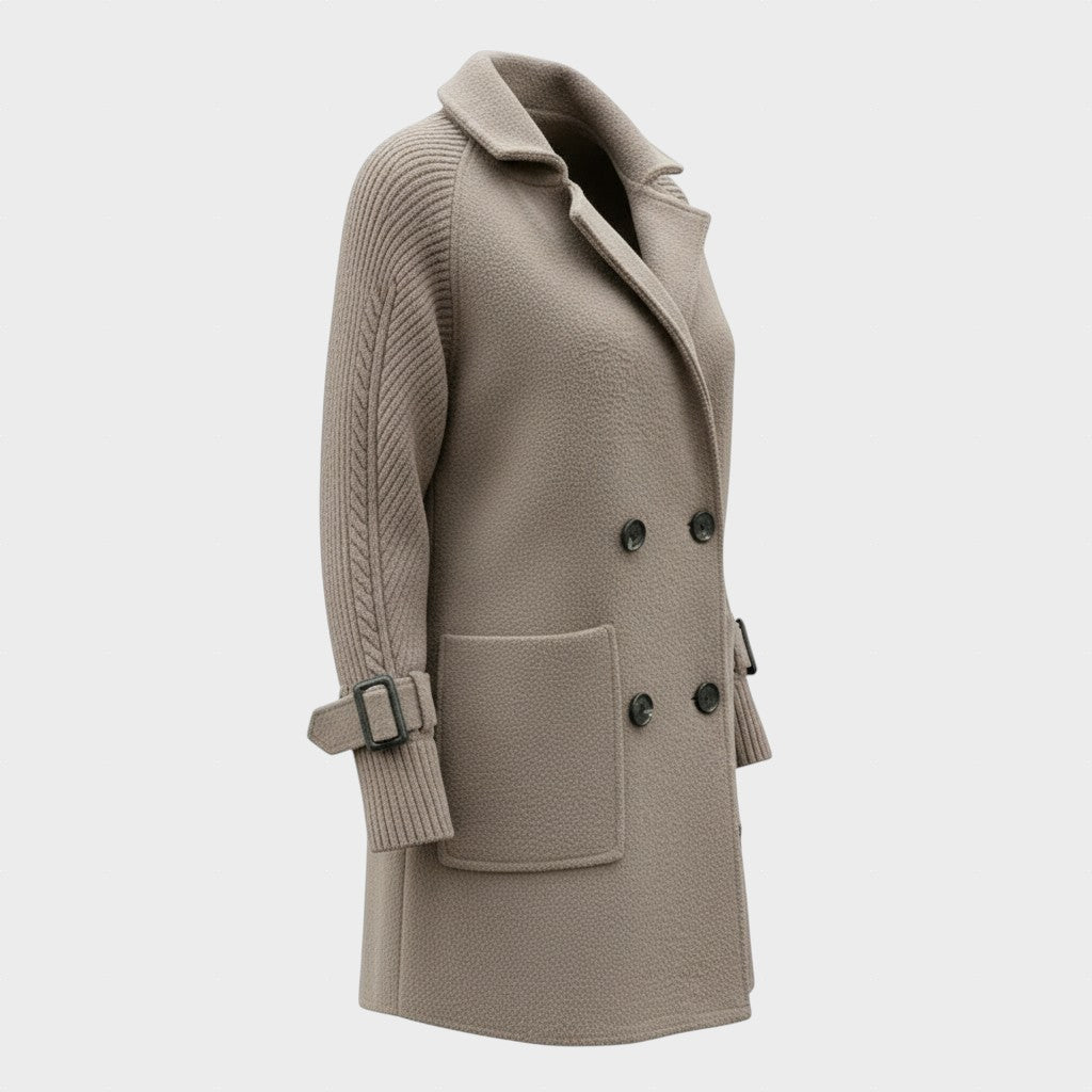 Росица - Премиум палто с двойно закопчаване