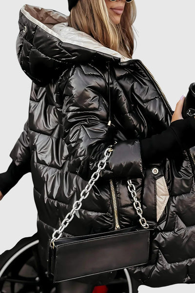 Нолвен – Елегантно дамско палто с качулка