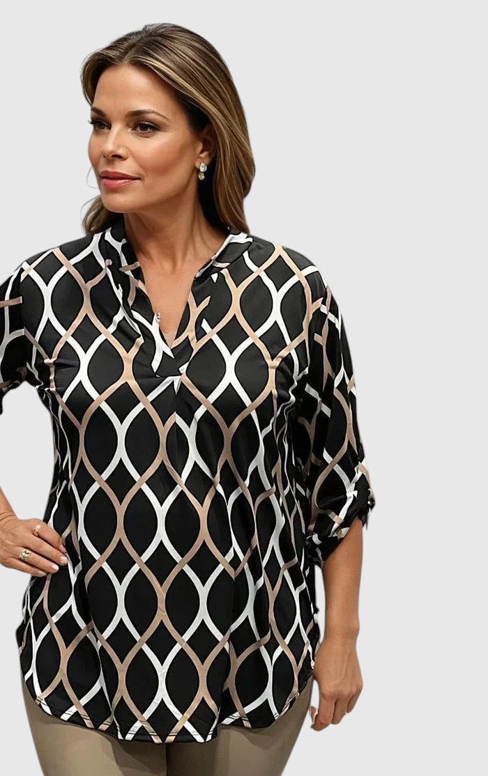 Noor – Блуза с графичен принт